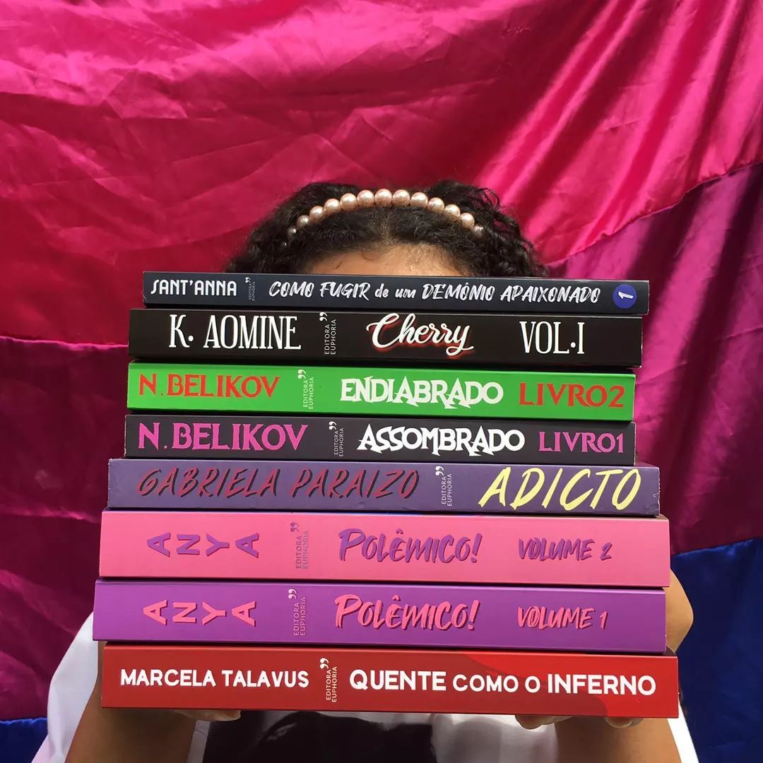Livros da Editora Euphoria (Foto: Reprodução/Instagram
